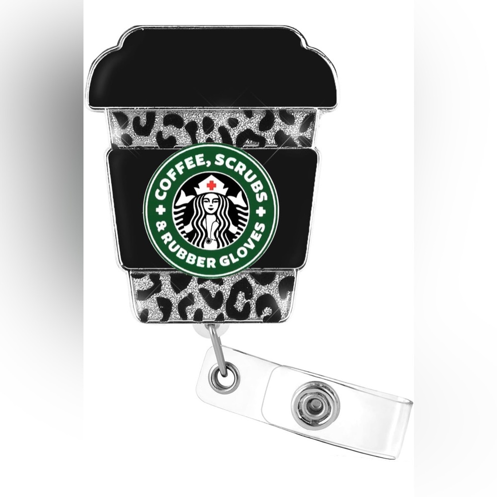 Retractable Badge Reel Holder with ID Clip